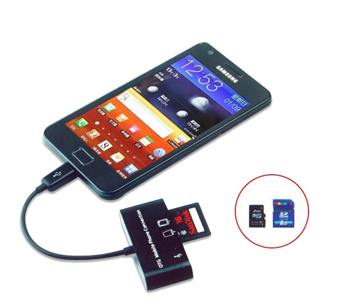 OTG HUB USB U Disk SD TF ī  ޺, Ｚ  S7 S6 Edge S5 S3 S3 S2 Note 5 4 3 2 Micro Usb OTG ȵ̵ Phone